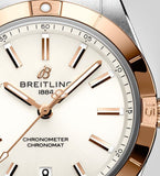 Buy Shop Breitling Chronomat Automatic 36 White Dial Two Tone Steel Strap Watch for Women - U10380101A1U1 USA Online