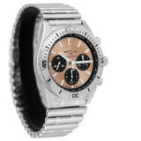 Buy Shop Breitling Chronomat B01 42 Brown Dial Silver Steel Strap Watch for Men - AB0134101K1A1 USA Online