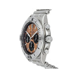 Buy Shop Breitling Chronomat B01 42 Brown Dial Silver Steel Strap Watch for Men - AB0134101K1A1 USA Online