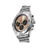 Buy Shop Breitling Chronomat B01 42 Brown Dial Silver Steel Strap Watch for Men - AB0134101K1A1 USA Online
