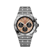 Buy Shop Breitling Chronomat B01 42 Brown Dial Silver Steel Strap Watch for Men - AB0134101K1A1 USA Online
