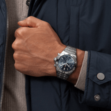 Buy Shop Breitling Chronomat B01 42 Frecce Tricolori Blue Dial Silver Steel Strap Watch for Men - AB01344A1C1A1 USA Online