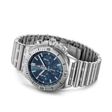 Buy Shop Breitling Chronomat B01 42 Frecce Tricolori Blue Dial Silver Steel Strap Watch for Men - AB01344A1C1A1 USA Online