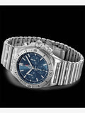 Buy Shop Breitling Chronomat B01 42 Frecce Tricolori Blue Dial Silver Steel Strap Watch for Men - AB01344A1C1A1 USA Online