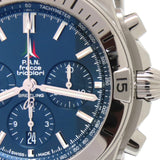 Buy Shop Breitling Chronomat B01 42 Frecce Tricolori Blue Dial Silver Steel Strap Watch for Men - AB01344A1C1A1 USA Online
