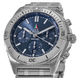 Buy Shop Breitling Chronomat B01 42 Frecce Tricolori Blue Dial Silver Steel Strap Watch for Men - AB01344A1C1A1 USA Online