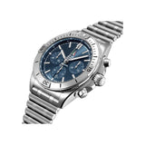Buy Shop Breitling Chronomat B01 42 Frecce Tricolori Blue Dial Silver Steel Strap Watch for Men - AB01344A1C1A1 USA Online
