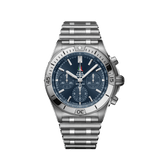 Buy Shop Breitling Chronomat B01 42 Frecce Tricolori Blue Dial Silver Steel Strap Watch for Men - AB01344A1C1A1 USA Online