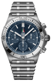 Buy Shop Breitling Chronomat B01 42 Frecce Tricolori Blue Dial Silver Steel Strap Watch for Men - AB01344A1C1A1 USA Online