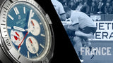 Buy Shop Breitling Chronomat B01 42 Six Nations France Blue Dial Silver Steel Strap Watch for Men - AB0134A81C1A1 USA Online