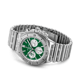 Buy Shop Breitling Chronomat B01 42 Six Nations Ireland Green Dial Silver Steel Strap Watch for Men - AB0134A91L1A1 USA Online