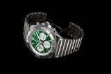Buy Shop Breitling Chronomat B01 42 Six Nations Ireland Green Dial Silver Steel Strap Watch for Men - AB0134A91L1A1 USA Online