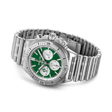 Buy Shop Breitling Chronomat B01 42 Six Nations Ireland Green Dial Silver Steel Strap Watch for Men - AB0134A91L1A1 USA Online