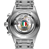 Buy Shop Breitling Chronomat B01 42 Six Nations Italy Blue Dial Silver Steel Strap Watch for Men - AB0134A41C1A1 USA Online
