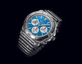 Buy Shop Breitling Chronomat B01 42 Six Nations Italy Blue Dial Silver Steel Strap Watch for Men - AB0134A41C1A1 USA Online