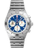 Buy Shop Breitling Chronomat B01 42 Six Nations Italy Blue Dial Silver Steel Strap Watch for Men - AB0134A41C1A1 USA Online