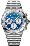 Buy Shop Breitling Chronomat B01 42 Six Nations Italy Blue Dial Silver Steel Strap Watch for Men - AB0134A41C1A1 USA Online