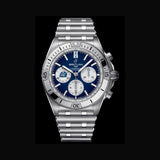 Buy Shop Breitling Chronomat B01 42 Six Nations Scotland Blue Dial Silver Steel Strap Watch for Men - AB0134A51C1A1 USA Online