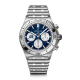 Buy Shop Breitling Chronomat B01 42 Six Nations Scotland Blue Dial Silver Steel Strap Watch for Men - AB0134A51C1A1 USA Online