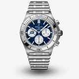 Buy Shop Breitling Chronomat B01 42 Six Nations Scotland Blue Dial Silver Steel Strap Watch for Men - AB0134A51C1A1 USA Online