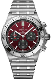 Buy Shop Breitling Chronomat B01 42 Six Nations Wales Red Dial Silver Steel Strap Watch for Men - AB0134A61K1A1 USA Online