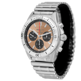 Buy Shop Breitling Chronomat B01 42 Brown Dial Silver Steel Strap Watch for Men - AB0134101K1A1 USA Online
