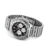 Buy Shop Breitling Chronomat B01 42mm Black Dial Silver Steel Strap Watch for Men - AB0134101B1A1 USA Online