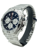 Buy Shop Breitling Chronomat B01 42mm Black Dial Silver Steel Strap Watch for Men - AB0134101B1A1 USA Online