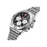 Buy Shop Breitling Chronomat B01 42mm Black Dial Silver Steel Strap Watch for Men - AB0134101B1A1 USA Online