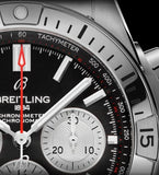 Buy Shop Breitling Chronomat B01 42mm Black Dial Silver Steel Strap Watch for Men - AB0134101B1A1 USA Online
