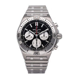 Buy Shop Breitling Chronomat B01 42mm Black Dial Silver Steel Strap Watch for Men - AB0134101B1A1 USA Online