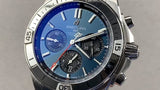 Buy Shop Breitling Chronomat B01 42mm Blue Dial Silver Steel Strap Watch for Men - AB0134101C1A1 USA Online