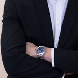 Buy Shop Breitling Chronomat B01 42mm Blue Dial Silver Steel Strap Watch for Men - AB0134101C1A1 USA Online