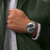 Buy Shop Breitling Chronomat B01 42mm Blue Dial Silver Steel Strap Watch for Men - AB0134101C1A1 USA Online