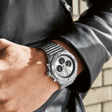 Buy Shop Breitling Chronomat B01 42mm Silver Dial Silver Steel Strap Watch for Men - AB0134101G1A1 USA Online