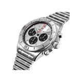 Buy Shop Breitling Chronomat B01 42mm Silver Dial Silver Steel Strap Watch for Men - AB0134101G1A1 USA Online