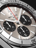 Buy Shop Breitling Chronomat B01 42mm Silver Dial Silver Steel Strap Watch for Men - AB0134101G1A1 USA Online