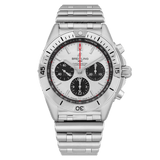 Buy Shop Breitling Chronomat B01 42mm Silver Dial Silver Steel Strap Watch for Men - AB0134101G1A1 USA Online