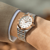 Buy Shop Breitling Chronomat B02 18K Red Gold White Dial Two Tone Steel Strap Watch for Men - U77310101A2U1 USA Online