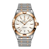 Buy Shop Breitling Chronomat B02 18K Red Gold White Dial Two Tone Steel Strap Watch for Men - U77310101A2U1 USA Online