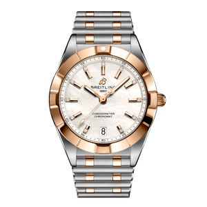 Buy Shop Breitling Chronomat B02 18K Red Gold White Dial Two Tone Steel Strap Watch for Men - U77310101A2U1 USA Online