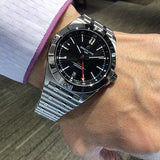 Buy Shop Breitling Chronomat GMT 40 Automatic Black Dial Silver Steel Strap Watch for Men - A32398101B1A1 USA Online