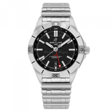 Buy Shop Breitling Chronomat GMT 40 Automatic Black Dial Silver Steel Strap Watch for Men - A32398101B1A1 USA Online