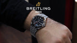 Buy Shop Breitling Chronomat GMT 40 Blue Dial Silver Steel Strap Watch for Men - A32398101C1A1 USA Online