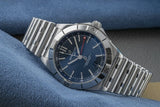 Buy Shop Breitling Chronomat GMT 40 Blue Dial Silver Steel Strap Watch for Men - A32398101C1A1 USA Online
