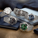 Buy Shop Breitling Chronomat GMT 40 Blue Dial Silver Steel Strap Watch for Men - A32398101C1A1 USA Online