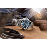 Buy Shop Breitling Chronomat GMT 40 Blue Dial Silver Steel Strap Watch for Men - A32398101C1A1 USA Online
