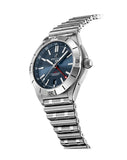 Buy Shop Breitling Chronomat GMT 40 Blue Dial Silver Steel Strap Watch for Men - A32398101C1A1 USA Online