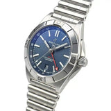 Buy Shop Breitling Chronomat GMT 40 Blue Dial Silver Steel Strap Watch for Men - A32398101C1A1 USA Online