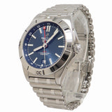 Buy Shop Breitling Chronomat GMT 40 Blue Dial Silver Steel Strap Watch for Men - A32398101C1A1 USA Online